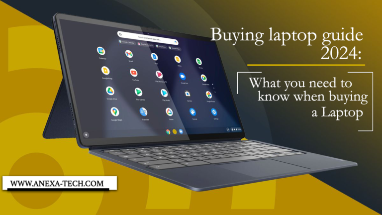 How to buy a laptop: Factors and specifications to consider.