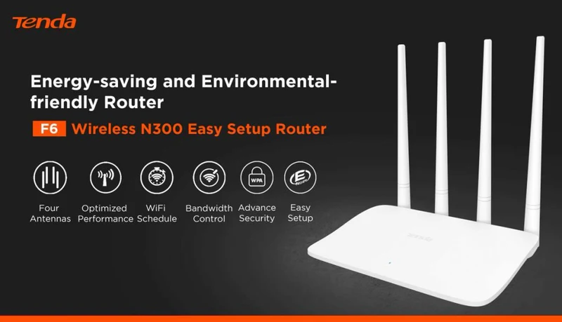 TendaF6WirelessandWi FiRouter300mbps